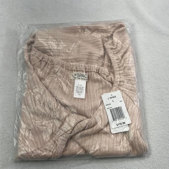 NWT L Space L Jemma Top Sand Beige - Picture 2 of 5